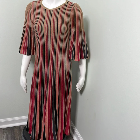 Rapsodia Metallic Stripe Dress - Picture 1 of 9